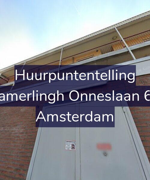 Foto gevel Huurpuntentelling voor Kamerlingh Onneslaan 66, Amsterdam