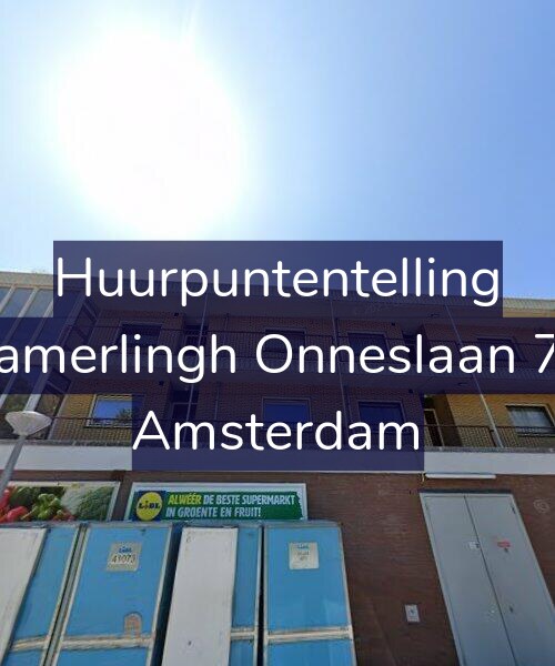Foto gevel Huurpuntentelling voor Kamerlingh Onneslaan 72, Amsterdam