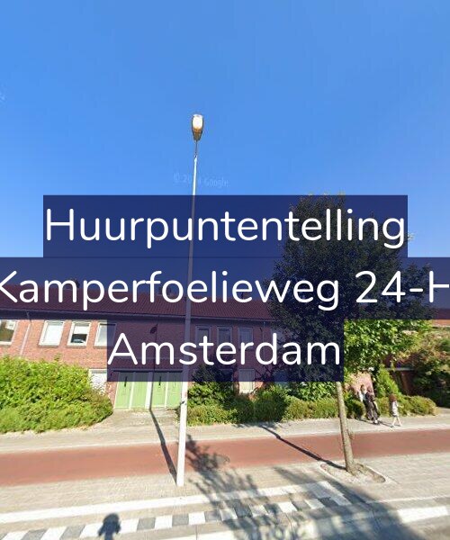 Foto gevel Huurpuntentelling voor Kamperfoelieweg 24-H, Amsterdam