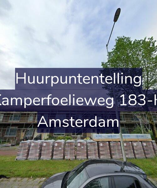 Foto gevel Huurpuntentelling voor Kamperfoelieweg 183-H, Amsterdam
