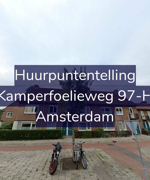 Foto gevel Huurpuntentelling voor Kamperfoelieweg 97-H, Amsterdam