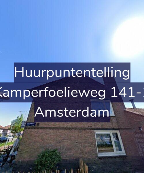 Foto gevel Huurpuntentelling voor Kamperfoelieweg 141-1, Amsterdam