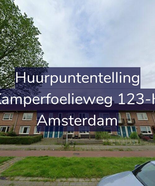 Foto gevel Huurpuntentelling voor Kamperfoelieweg 123-H, Amsterdam
