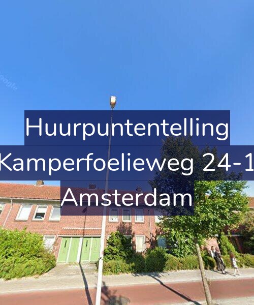 Foto gevel Huurpuntentelling voor Kamperfoelieweg 24-1, Amsterdam