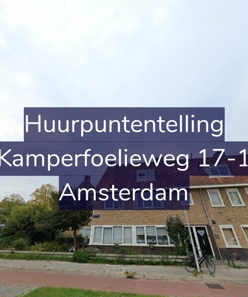 Foto gevel Huurpuntentelling voor Kamperfoelieweg 17-1, Amsterdam