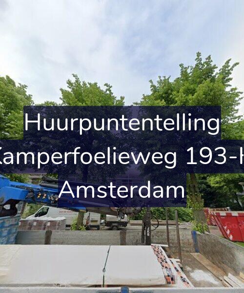 Foto gevel Huurpuntentelling voor Kamperfoelieweg 193-H, Amsterdam