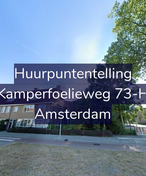 Foto gevel Huurpuntentelling voor Kamperfoelieweg 73-H, Amsterdam