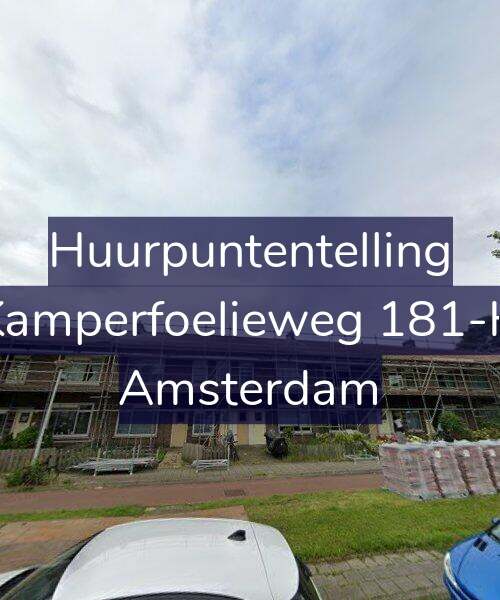 Foto gevel Huurpuntentelling voor Kamperfoelieweg 181-H, Amsterdam