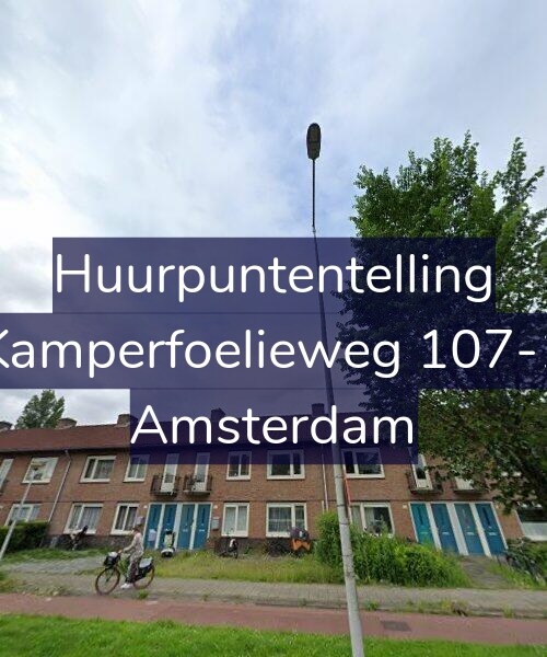 Foto gevel Huurpuntentelling voor Kamperfoelieweg 107-1, Amsterdam