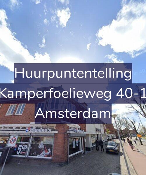 Foto gevel Huurpuntentelling voor Kamperfoelieweg 40-1, Amsterdam