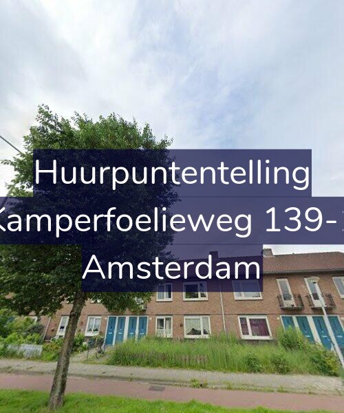 Foto gevel Huurpuntentelling voor Kamperfoelieweg 139-1, Amsterdam