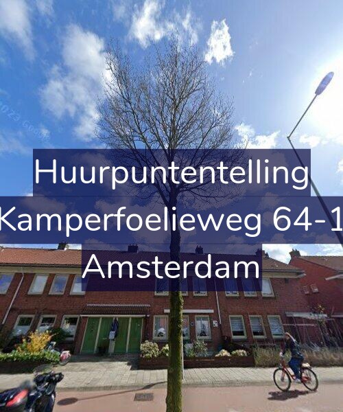 Foto gevel Huurpuntentelling voor Kamperfoelieweg 64-1, Amsterdam