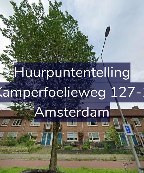 Foto gevel Huurpuntentelling voor Kamperfoelieweg 127-1, Amsterdam