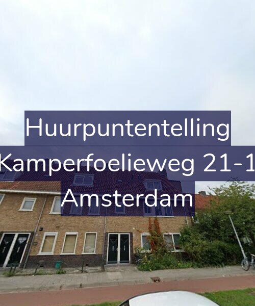 Foto gevel Huurpuntentelling voor Kamperfoelieweg 21-1, Amsterdam