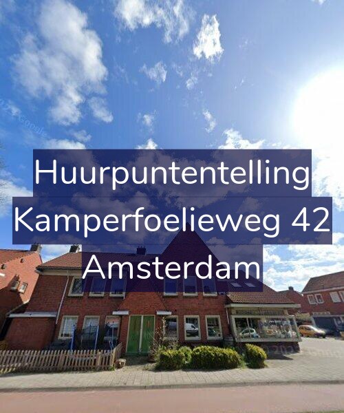 Foto gevel Huurpuntentelling voor Kamperfoelieweg 42, Amsterdam