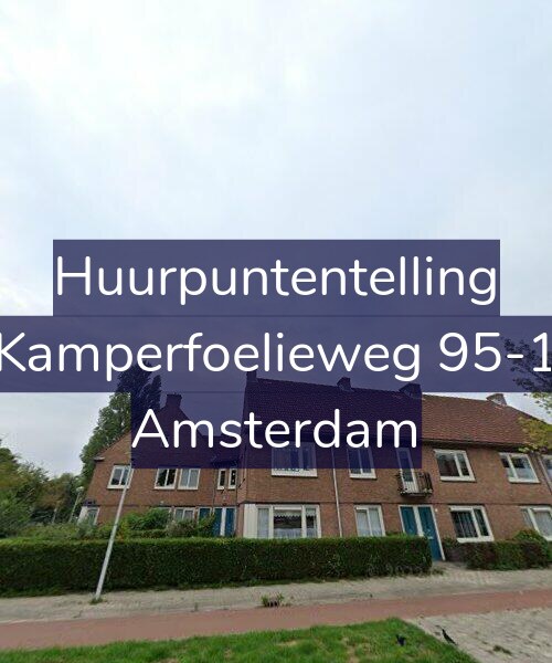 Foto gevel Huurpuntentelling voor Kamperfoelieweg 95-1, Amsterdam