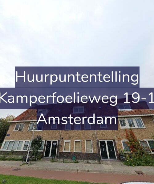 Foto gevel Huurpuntentelling voor Kamperfoelieweg 19-1, Amsterdam