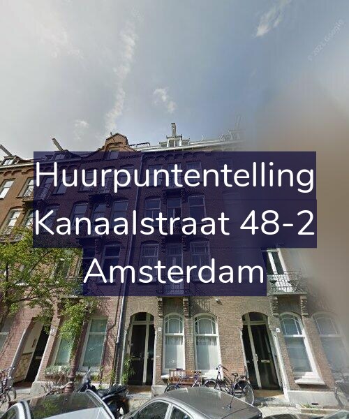 Foto gevel Huurpuntentelling voor Kanaalstraat 48-2, Amsterdam