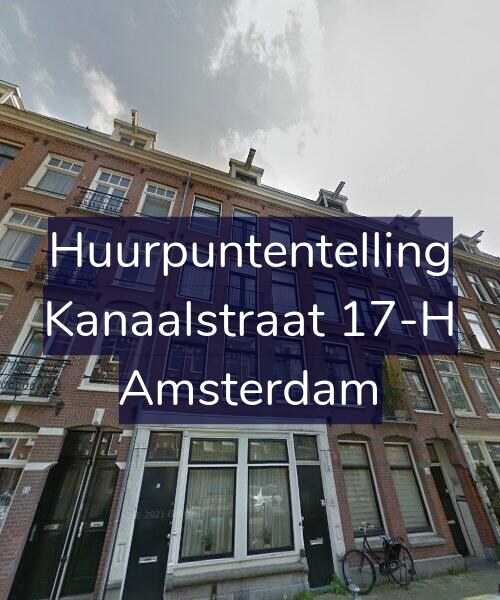 Foto gevel Huurpuntentelling voor Kanaalstraat 17-H, Amsterdam