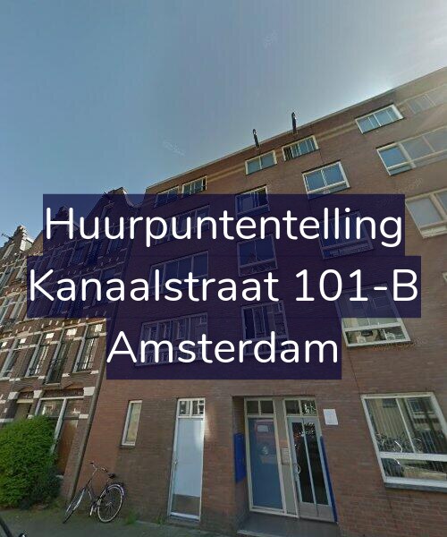 Foto gevel Huurpuntentelling voor Kanaalstraat 101-B, Amsterdam