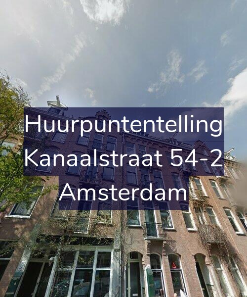 Foto gevel Huurpuntentelling voor Kanaalstraat 54-2, Amsterdam