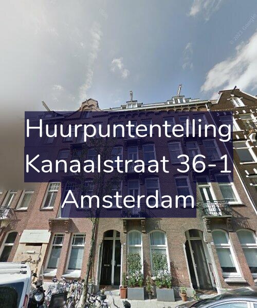 Foto gevel Huurpuntentelling voor Kanaalstraat 36-1, Amsterdam