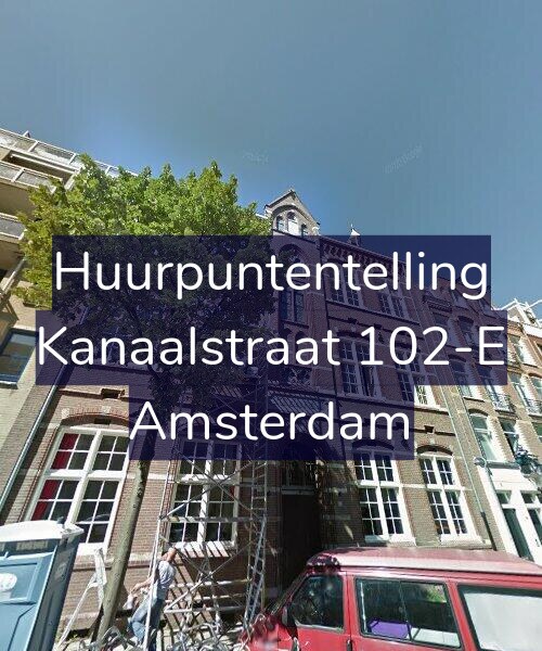 Foto gevel Huurpuntentelling voor Kanaalstraat 102-E, Amsterdam
