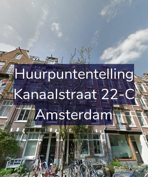 Foto gevel Huurpuntentelling voor Kanaalstraat 22-C, Amsterdam