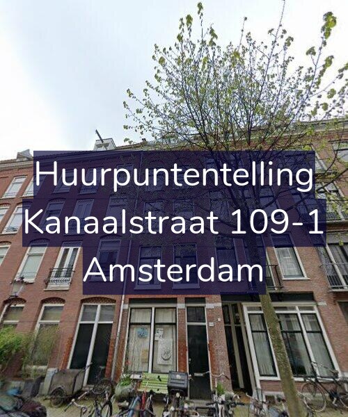 Foto gevel Huurpuntentelling voor Kanaalstraat 109-1, Amsterdam
