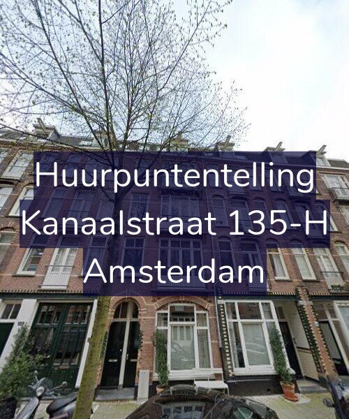 Foto gevel Huurpuntentelling voor Kanaalstraat 135-H, Amsterdam