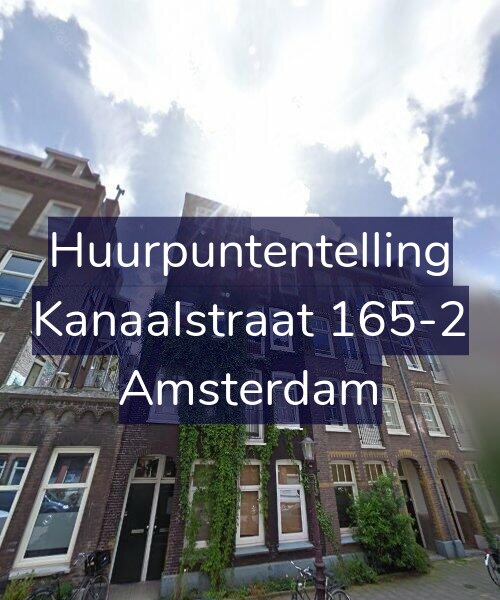 Foto gevel Huurpuntentelling voor Kanaalstraat 165-2, Amsterdam