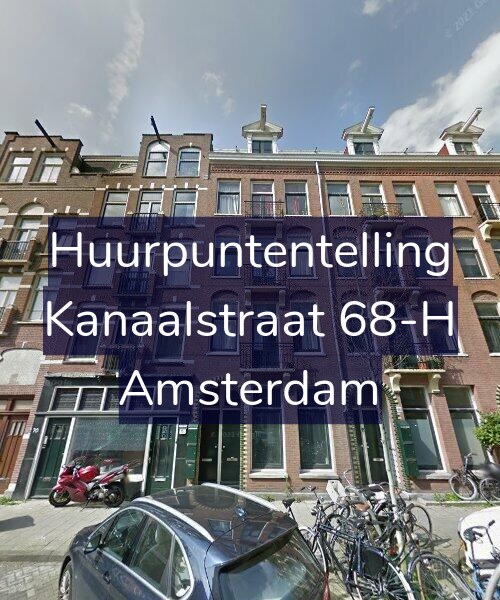 Foto gevel Huurpuntentelling voor Kanaalstraat 68-H, Amsterdam