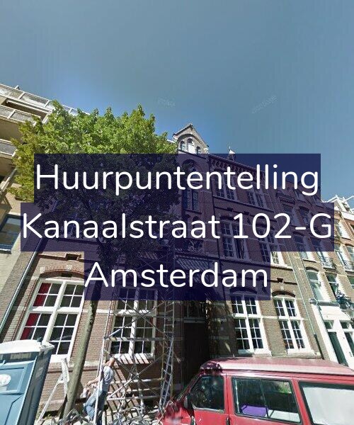 Foto gevel Huurpuntentelling voor Kanaalstraat 102-G, Amsterdam