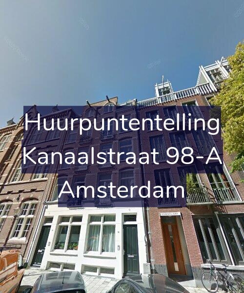 Foto gevel Huurpuntentelling voor Kanaalstraat 98-A, Amsterdam