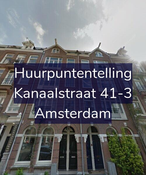 Foto gevel Huurpuntentelling voor Kanaalstraat 41-3, Amsterdam