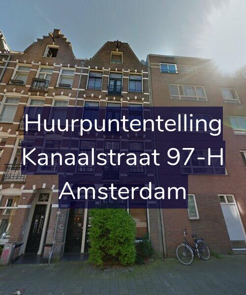 Foto gevel Huurpuntentelling voor Kanaalstraat 97-H, Amsterdam