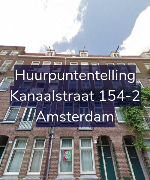 Foto gevel Huurpuntentelling voor Kanaalstraat 154-2, Amsterdam