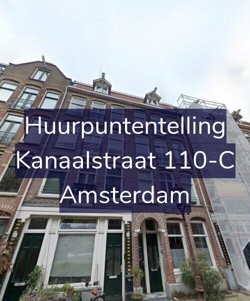 Foto gevel Huurpuntentelling voor Kanaalstraat 110-C, Amsterdam