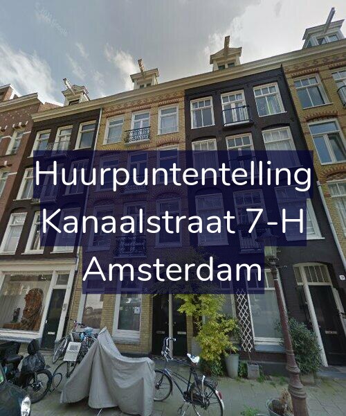 Foto gevel Huurpuntentelling voor Kanaalstraat 7-H, Amsterdam