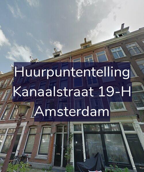 Foto gevel Huurpuntentelling voor Kanaalstraat 19-H, Amsterdam