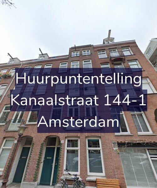 Foto gevel Huurpuntentelling voor Kanaalstraat 144-1, Amsterdam