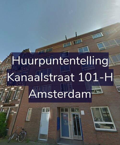 Foto gevel Huurpuntentelling voor Kanaalstraat 101-H, Amsterdam