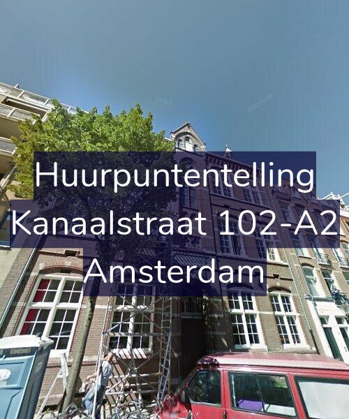 Foto gevel Huurpuntentelling voor Kanaalstraat 102-A2, Amsterdam