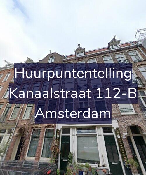 Foto gevel Huurpuntentelling voor Kanaalstraat 112-B, Amsterdam