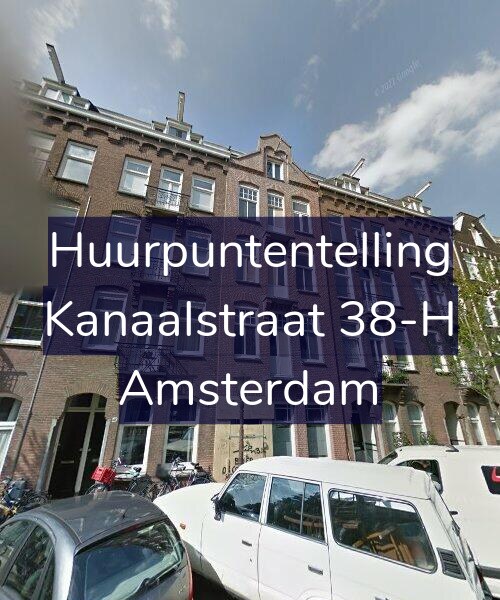 Foto gevel Huurpuntentelling voor Kanaalstraat 38-H, Amsterdam