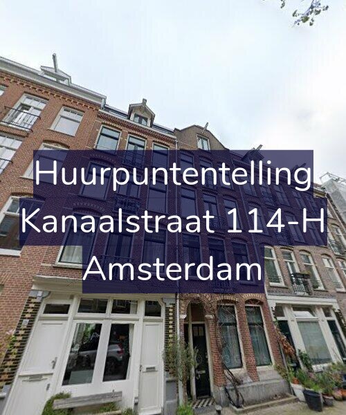 Foto gevel Huurpuntentelling voor Kanaalstraat 114-H, Amsterdam