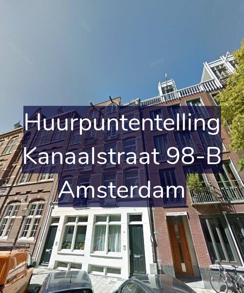 Foto gevel Huurpuntentelling voor Kanaalstraat 98-B, Amsterdam
