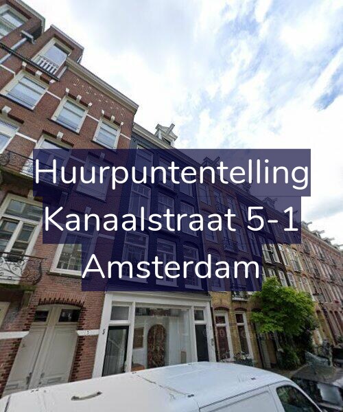 Foto gevel Huurpuntentelling voor Kanaalstraat 5-1, Amsterdam