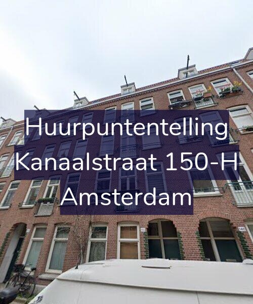 Foto gevel Huurpuntentelling voor Kanaalstraat 150-H, Amsterdam