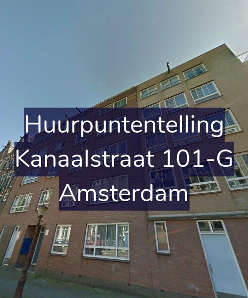 Foto gevel Huurpuntentelling voor Kanaalstraat 101-G, Amsterdam